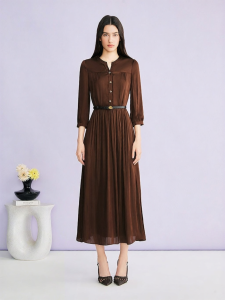 Elegant Slim Fitting A-Line Dress