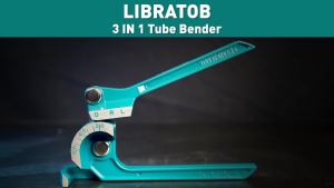 LIBRATON Tube Bender Pipe Bender 3-IN-1 1/4"(6mm) 5/16"(8mm) 3/8"(10mm) for Copper Brass Aluminum and Thin Steel Pipes