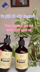 Nước Giặt Đồ Lót Hữu Cơ ECOCARE Hương Cam Bạc Hà 300ml Giảm 999% Vi Khuẩn