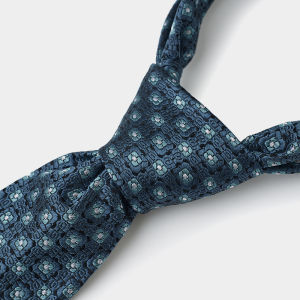 Business Casual Green Arrow-Shaped Silk Tie