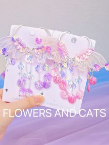 Princess Ballet Dance Shoes Soft Bottom Childrens Ballet Special Purple Skirt Dancing Shoes New Summer Style for Girls