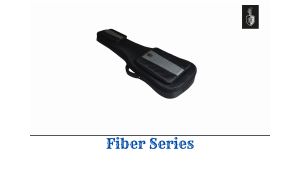 Gigbag Gitar Akustik Heavy Metal Fiber Series - Hitam