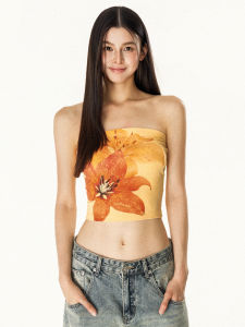 offsoul | Áo Camisole Mùa Hè Đảo Nhiệt Đới Phong Cách Retro