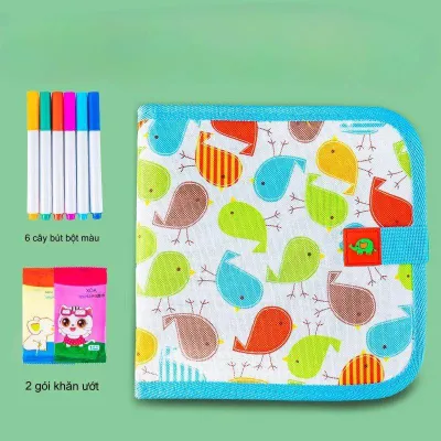 Sách Vẽ Tô Màu Xóa Được Kèm Bút Màu. Đồ Chơi Giáo Dục Montessori Tranh Vẽ Tô Màu Đồ Chơi Thông Minh Cho Bé