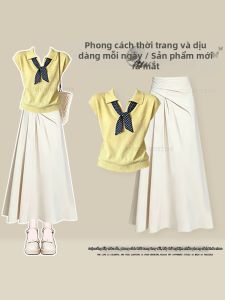 NUMEN BUTTON | Bộ Đồ Mềm Hàn Quốc Kích Cỡ Lớn Plus Size 2 Miếng