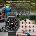 สําหรับ Samsung Galaxy Watch 7 Ultra GPS Trackr NFC สมาร์ทนาฬิกาผู้ชาย Custom Dial 460*460 AMOLED บลูทูธกีฬา smartwatchs. 