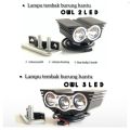 LAMPU TEMBAK SOROT LED OWL TEROPONG 3 MODE WATERPROOF FUL BESI UNIVERSAL MOTOR-MOBIL DC 12 VOLT. 