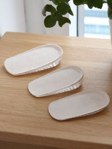 Inner Heightening Shoe Pad Men Women Non-Slip Comfortable Height Increasing Insole Sports Shock Absorption Invisible Silicone Anti-Blister Heel Pad