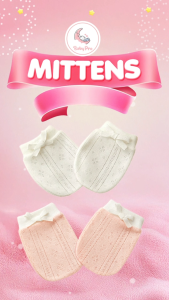 Baby Pro Newborn Cotton Anti-Scratch  Pair Mittens Gloves