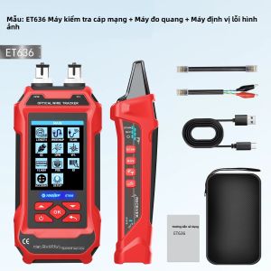 Máy Kiểm Tra Cáp Mạng 4 Trong 1 TOOLTOP Máy Đo Công Suất Sợi Quang Đa Chức Năng Định Vị Lỗi Trực Quan Với Chức Năng Theo Dõi Đường Dây LAN