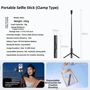 Ulanzi | Magnetic Magsafe Portable Selfie Stick Tripod