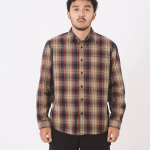 MGee Kemeja Casual Lengan Panjang Pria M Gee Texas C041 Olive