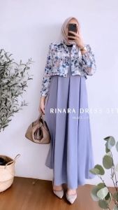 K-FASHION Gamis Terbaru Kekinian Rinara: Baju Muslim Mewah & Busui Friendly