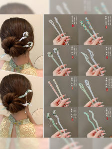 จี้ผมสไตล์จีนใหม่ สำหรับผู้หญิง ทรงเรียบง่าย สไตล์โบราณ สำหรับผ้าคลุมศีรษะ จี้ผมแบบจีนโบราณ จี้ผมแบบจีนโบราณ