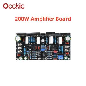 200W Amplifier Board DC 20V-90V Dual-Voltage Mono Amplifier 1943+5200 Push-Pull Tube Power Amplifier Board