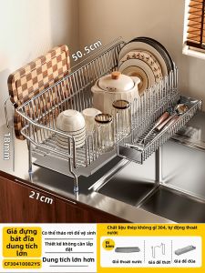 ERMO | Giá Đỡ Chén Bát Inox 304 Đứng Tự Do Đa Năng