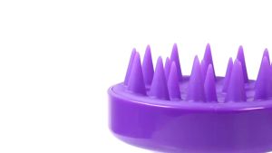 HAIR BRUSH SCALP MASSAGER SHAMPOO BRUSH SCRUBBER EXFOILATOR MIX COLOR SOFT HAIR SILIOCNE BRUSH SCALP