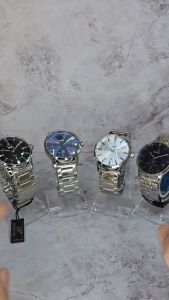 JAM TANGAN STAINLESS FULL BY-5101M - HARI TANGGAL AKTIF QUARTZ SUPER PREMIUM
