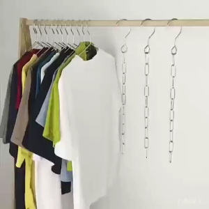 Clothing display hanging iron chains clothing store display racks hanging rings iron chains