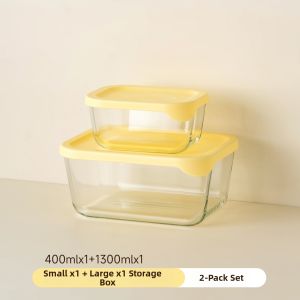 onlycook | Glass Sealed Large Capacity Freezer Freshness Box
