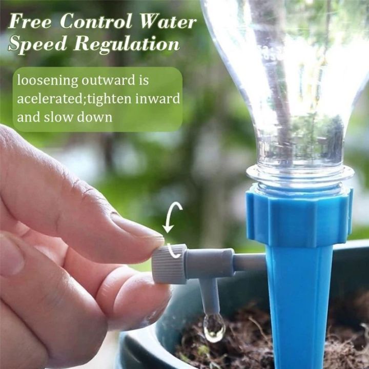 Automatic Flower Dripper Automatic Drip Irrigation System Self Watering Spike for Flower Plants ...