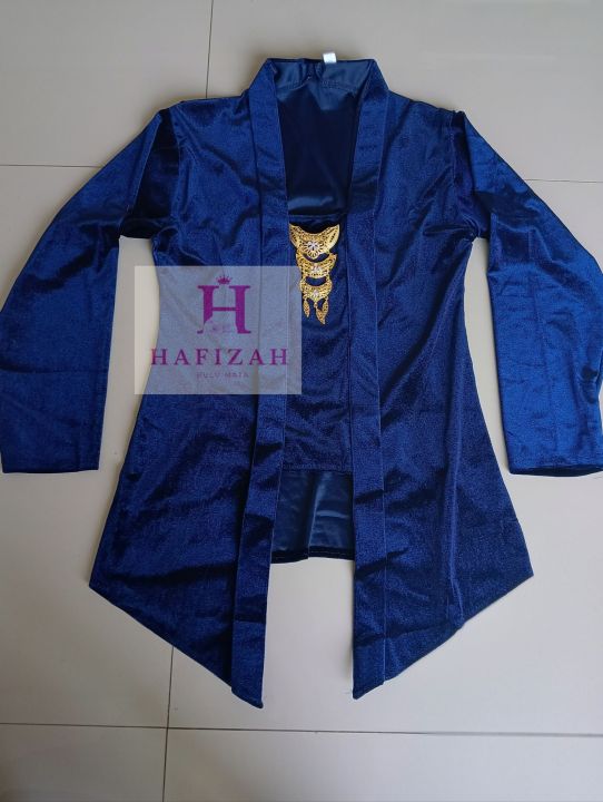 HAFIZAH Kebaya Bludru Kutubaru Polos Dewasa Hanya Atasan Baju Saja