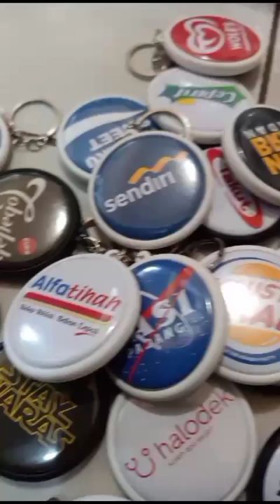 GANTUNGAN KUNCI PLESETAN BRAND SUPERMIE NASI PADANG LUCU UNIK LOGO MERK KEYCHAIN CUSTOM