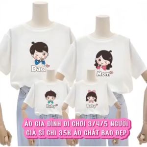 Đồ đi biển nam nữ Đồng phục gia đình đi biển nguyên set teambuding