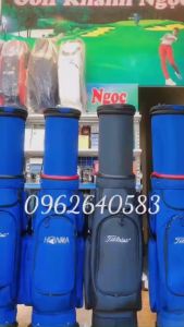 Túi Gậy Golf Titleist Nắp Cứng đi Máy Bay Có Bánh Xe Và Khoá Số An Toàn