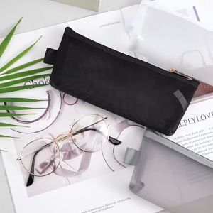 กระเป๋าใส่ดินสอ ผ้าโปร่งใส สำหรับสอบ โรงเรียน เครื่องใช้สำนักงาน