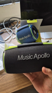 Loa di động MusicApollo S25 không dây chống nước kết nối bluetooth khe cắm thẻ nhớ usb jack cắm 3.5 aux