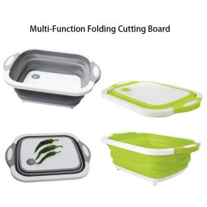 Talenan Lipat + Baskom Wadah Cucian Sayur Peralatan Dapur Serbaguna