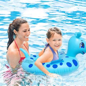 COD Ban Renang Anak Karakter Quacker Float Children pool Pelampung Duduk Karakter Inflatable Boat Float Murah Import TERLARIS