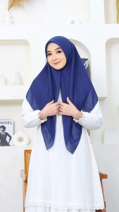 Ashiqaa Hijab Segiempat Untuk Seragaman ASN warna Khaki Muda dan Mustard 110x110