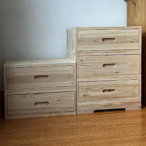 Retro Solid Wood Drawer Box Chest Window Seat Tatami Side Table Storage Increase Height Wooden Platform Country Style Home Decor