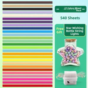 XUEDELE | Star Paper Strips Lucky Wish DIY Stars