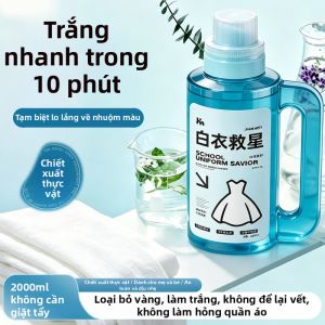 JIAKEMEI | Chất Tẩy Sạch Vàng Làm Trắng Cố Định Màu Nước Giặt Tẩy