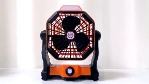 Desktop Fan Rechargeable Wireless Portable Fan Outdoor Camping Fan Rechargeable Mini USB Table Fan with LED Lamp