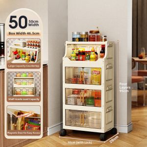 MLZH | Foldable Multifunctional Storage Cabinet Organizer