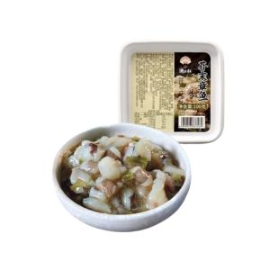 Instant Mackerel Flavor Seafood Snack Japanese Style Spicy Mustard Taste Small Eight-Legged Octopus 100g Boxed Snack