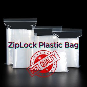 Small Size Ziplock Plastic bag / Zipper Plastic Bag Transparent / Plastik makanan transparent / zip plastic transparent