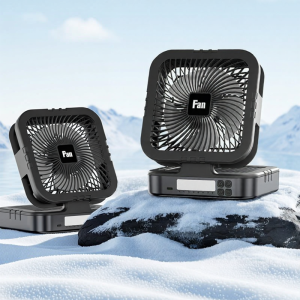 TUiU | Solar Rechargeable Outdoor Portable USB Fan Big Airflow Long Lasting Swivel Cooling