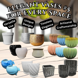 [VVS5] - Stylish Decorative Vases for Home and Office - Perfect for Living Room Bedroom