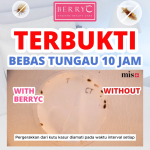 BerryC Bed And Fabric Spray 100ml Sanitizer Anak Anti Tungau Kutu Kasur Bacterial Virus Non Alkohol