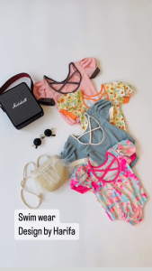 Bộ bơi liền thân cho bé gái - Boi003