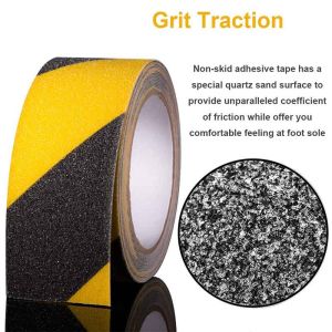 Sandpaper Anti-slip Tape PVC Strip Frosted Non-slip Tape Warning Stair Anti-skid Stickers 5cm*5m