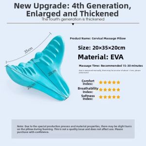 MUPIAO | Gravity Acupressure Cervical Massage Pillow Multifunctional Lifelike