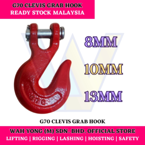 G70 CLEVIS GRAB HOOK (8MM / 10MM / 13MM)