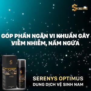 Dung Dịch Vệ Sinh Nam giới Serenys Optimus 120ml