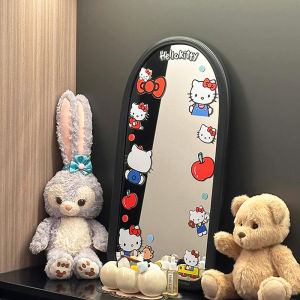 Hellokitty Mirror Stickers Waterproof Glass Door Decals Cute Bathroom Decorations Bathroom Renovation Tile Stickers Home Decor